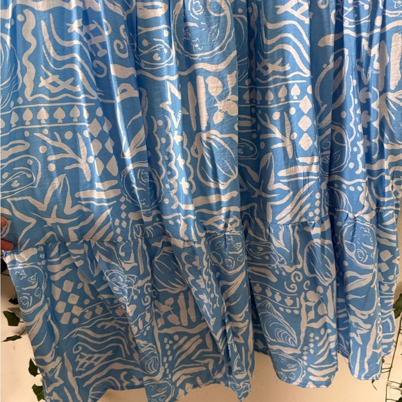 Blu Pepper | Patterned Sleeveless Maxi Dress - Picture 3 of 6